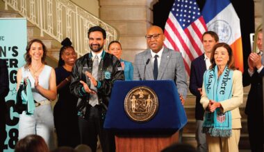 Borough President Donovan Richards Jr., Mayor Zohran Kwame Mamdani, and Governor Kathy Hochul announced that Gotham FC, the reigning National Women’s Soccer League champions, will play their home games at Etihad Park in Willets Point, starting in 2028.