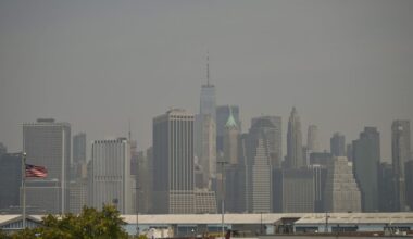 Air quality index reaches level red in NYC, considered 'unhealthy'