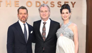 Photos: ‘The Odyssey’ Red Carpet Premiere In NYC Includes Nolan, Zendaya, Damon And Hathaway