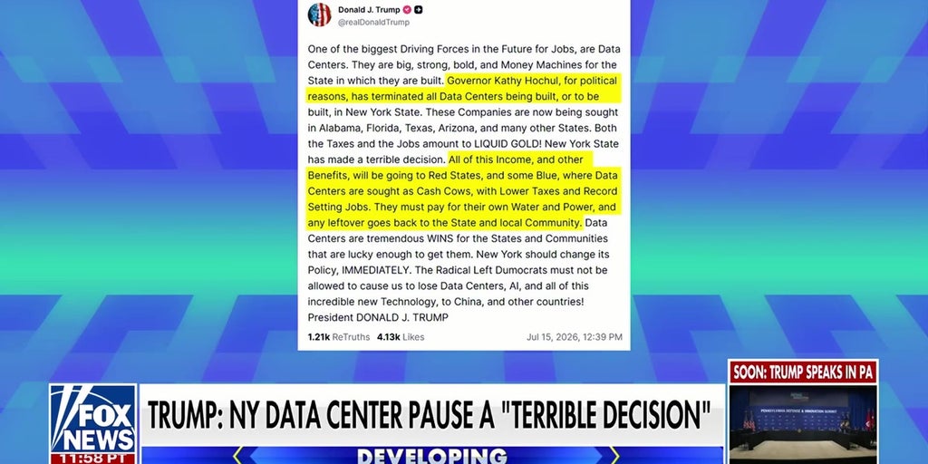 This puts New York at the forefront of the data center debate