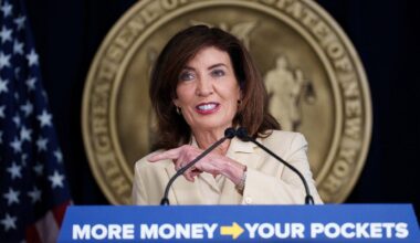 Hochul says NY must not raise taxes on wealthy residents or businesses