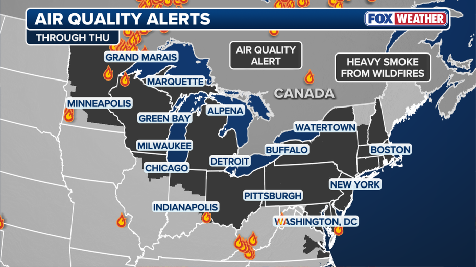Air Quality Alerts(FOX Weather)