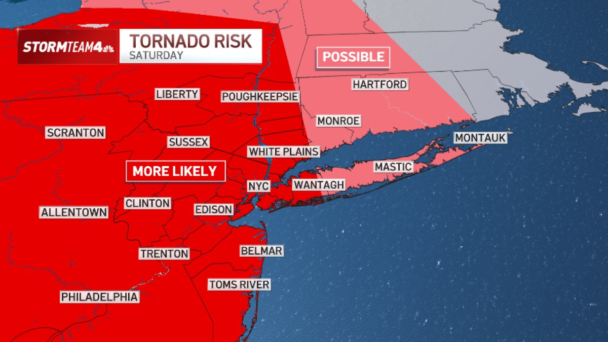 Live updates: Tornado risk for NJ, NYC as severe storms threaten – NBC New York