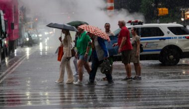 New York City Under Flash Flood Warning as Heavy Rain Sparks Flood Emergency