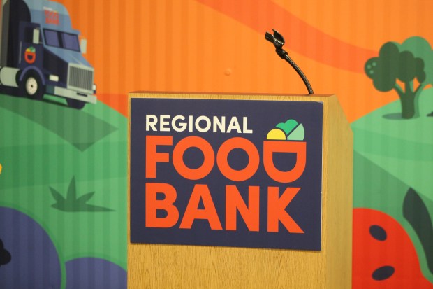 Senator Kirstin Gillibrand held press conferences across New York State - including in Latham, Utica, and Riverhead - to address the impact of rising grocery and household goods prices on working families. (Eden Stratton -- MediaNews Group)