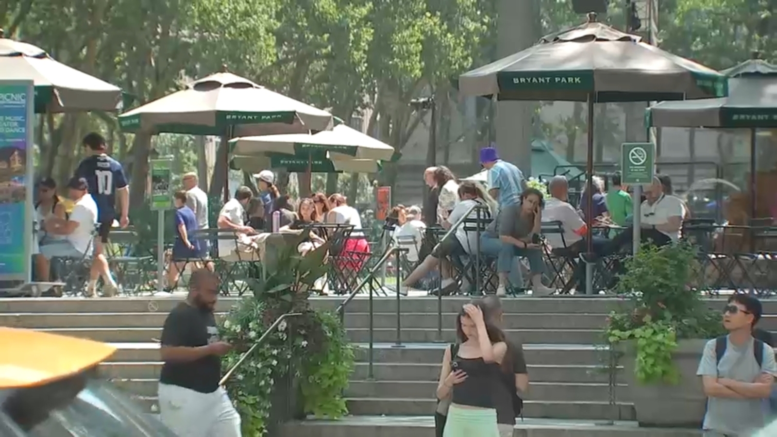 Man accused of assaulting mom and baby girl in stroller at Bryant Park in Midtown, NYC