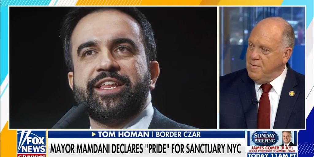 Tom Homan criticizes NYC mayor over 'sanctuary city' pride