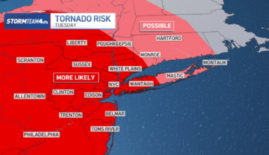 NYC tornado, flash flood risk returns Tuesday with severe storms – NBC New York