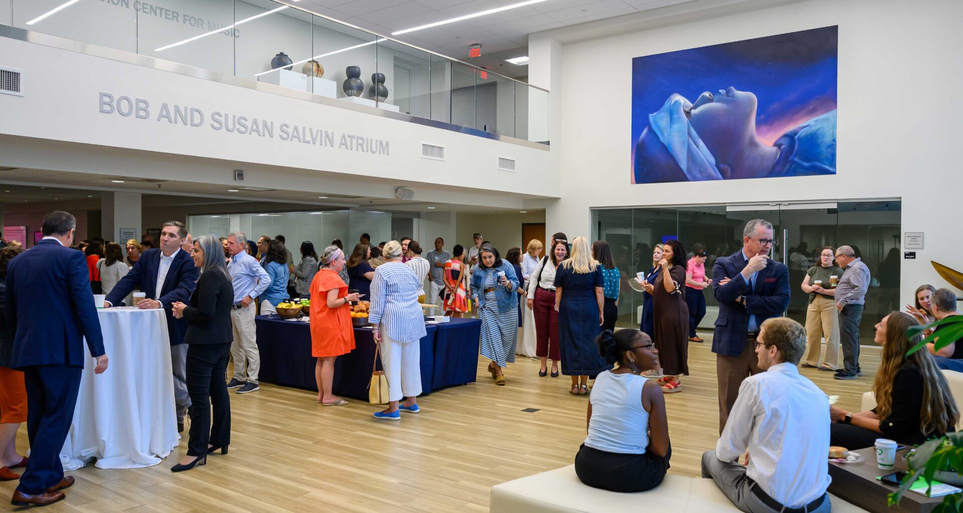 Queens community hosts colleagues from Elon campus for first College Coffee | Today at Elon