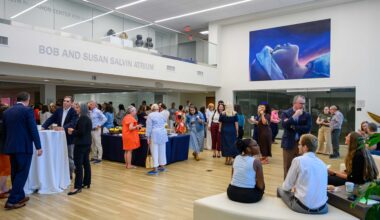 Queens community hosts colleagues from Elon campus for first College Coffee | Today at Elon