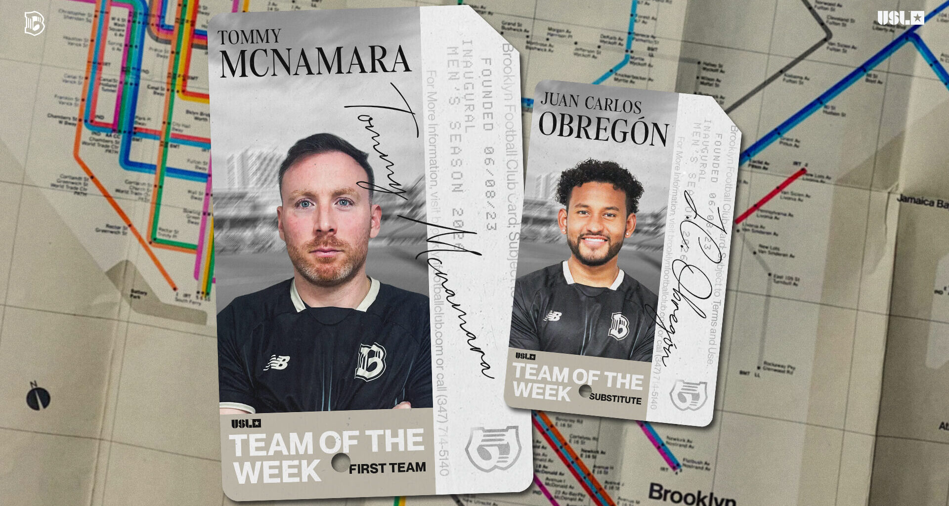 McNamara, Obregón Jr. Make USL Team of the Week
