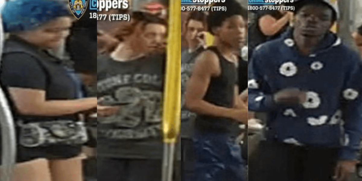 4 teens wanted for stealing man's hat at knifepoint on Brooklyn subway train
