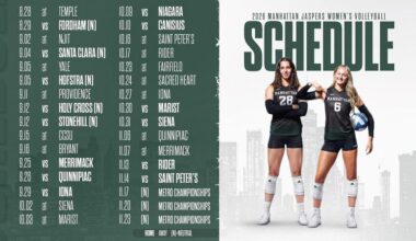 Women's Volleyball Announces 2026 Schedule