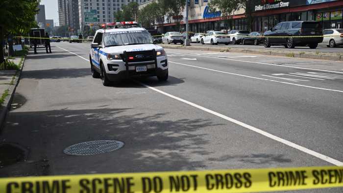cop on scene of pennsylvania avenue pedestrian death