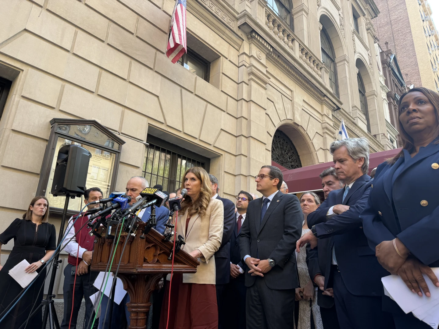 Jewish Center presser