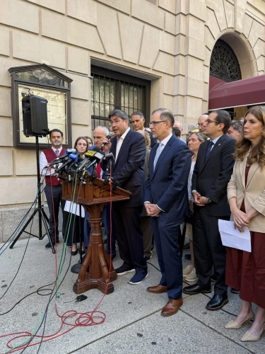 Jewish Center presser
