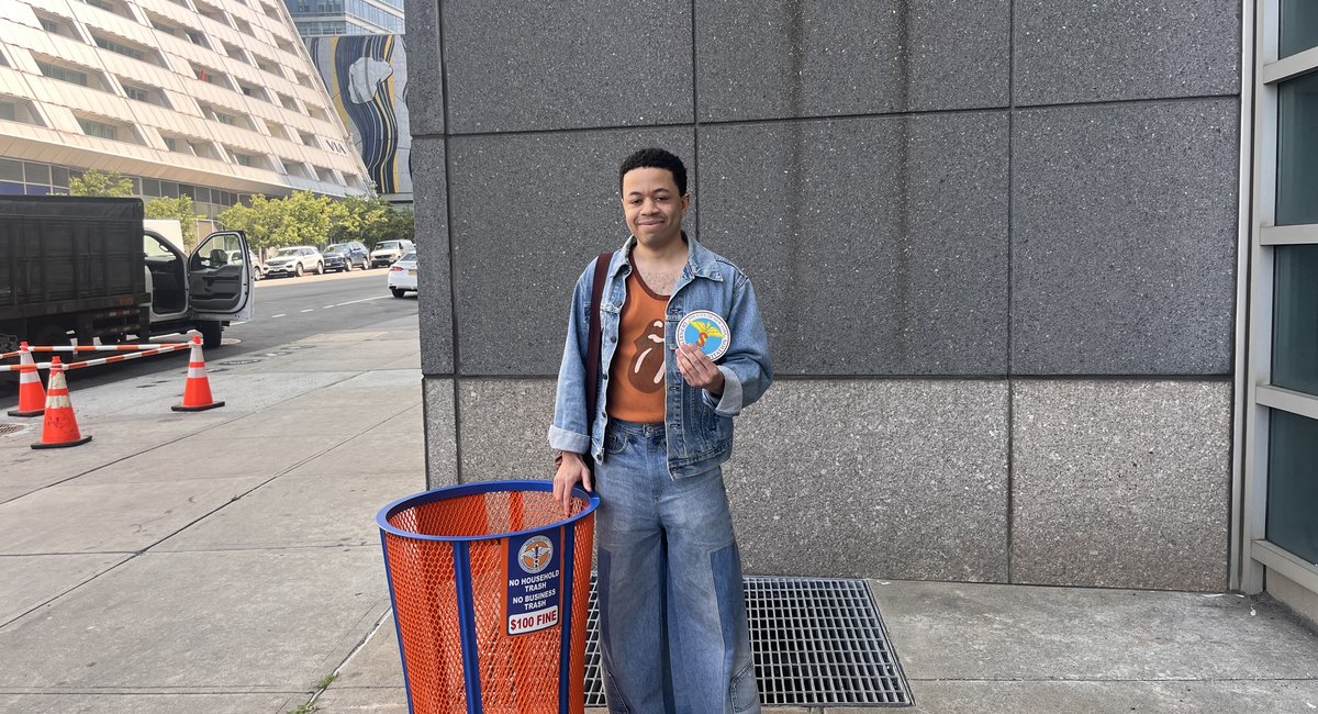 5 people beat the odds and now have their very own NYC Knicks trash bins