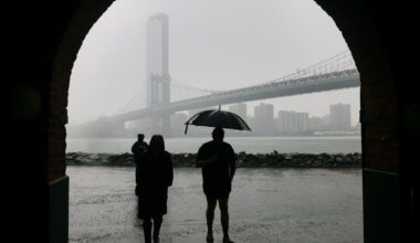 Rain and storms ahead for NYC after a picture-perfect weekend