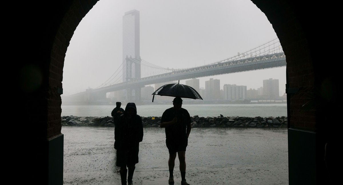 Rain and storms ahead for NYC after a picture-perfect weekend