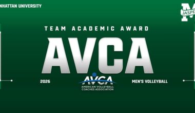 Men’s Volleyball Garnered with AVCA Team Academic Award