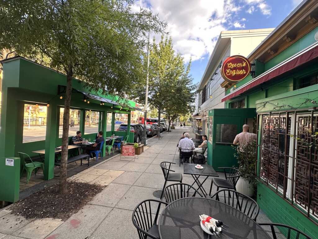 Queen’s English New Streatery in Columbia Heights, Looking Good!
