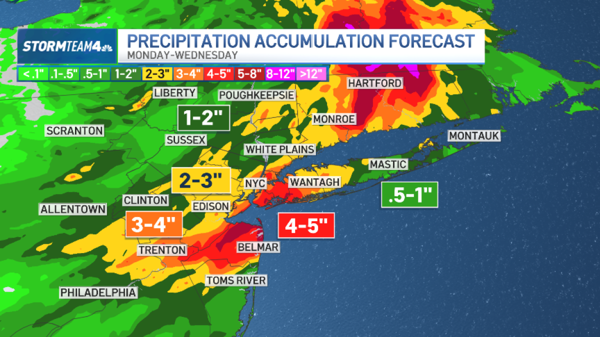 Tuesday storms bring threat of tornadoes and flooding to NYC area – NBC New York
