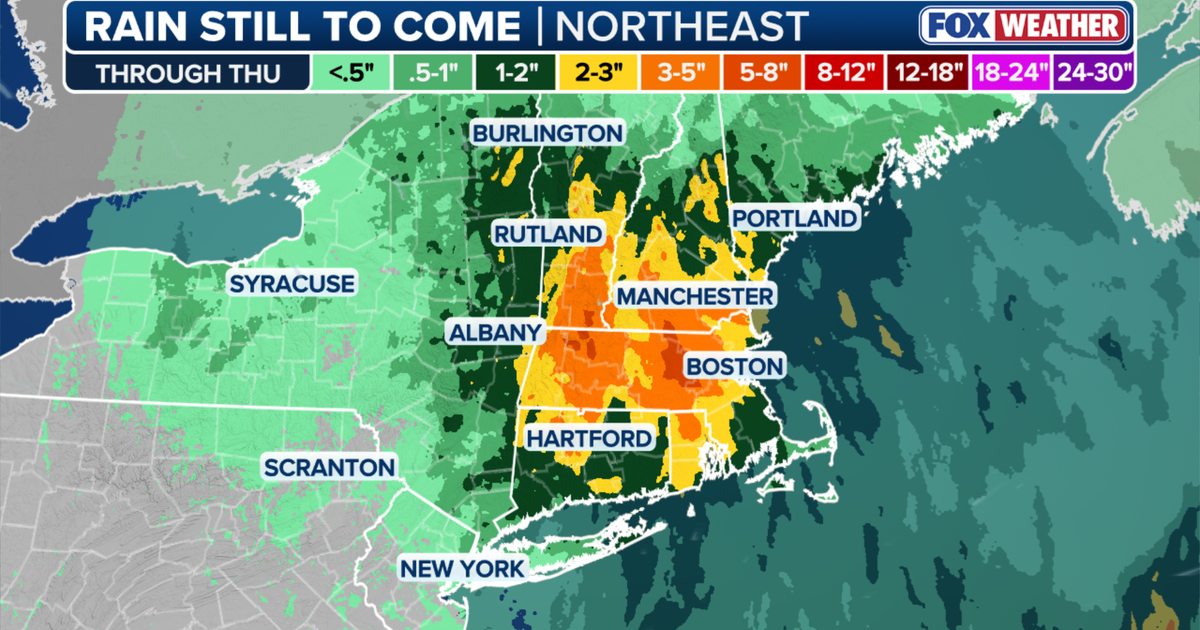 Heavy rain targets New York, Long Island as Northeast storm shifts north
