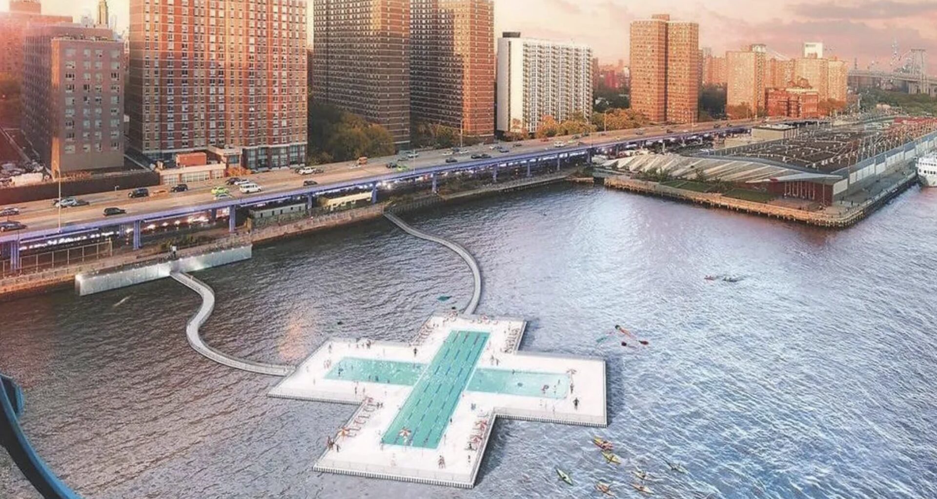 NYC's Floating East River Pool Delayed Again Until 2027