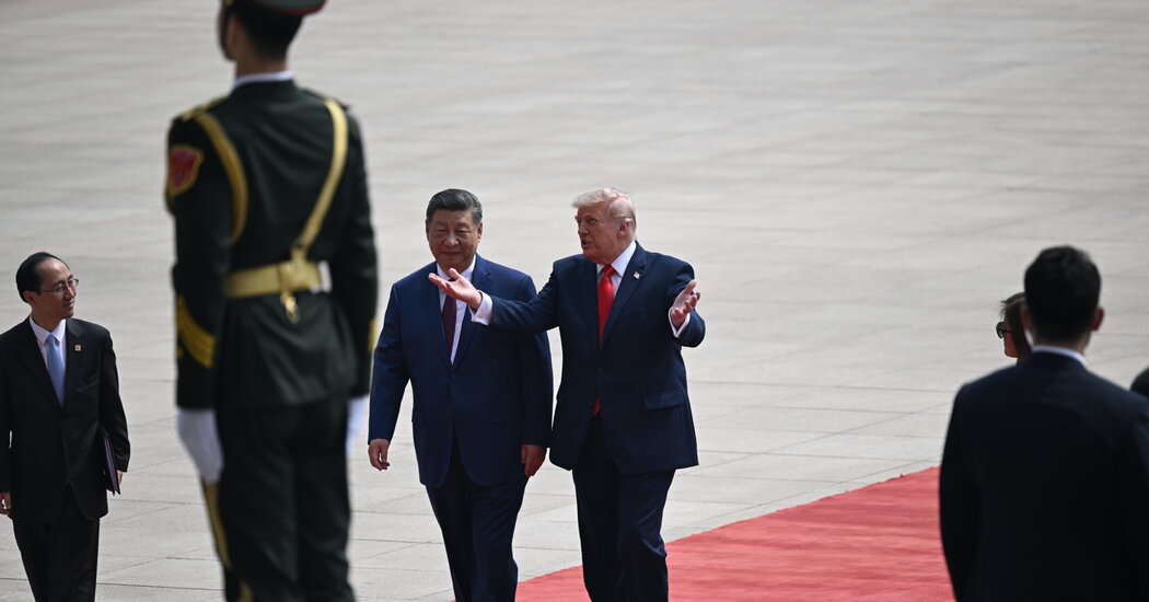 Trump Pursues a Deeper Bond With China’s Leader, Despite Hostile Speech
