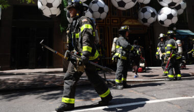 Fire in Midtown Manhattan Adds to Smoke Above New York City