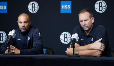 Jordi Fernandez and Sean Marks, Brooklyn Nets