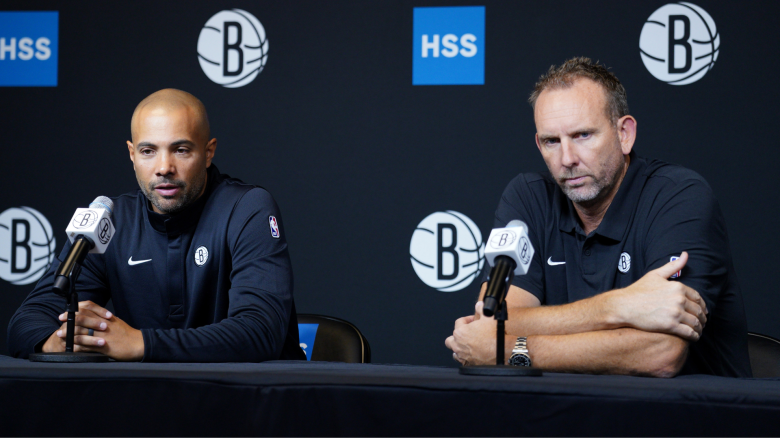 Jordi Fernandez and Sean Marks, Brooklyn Nets