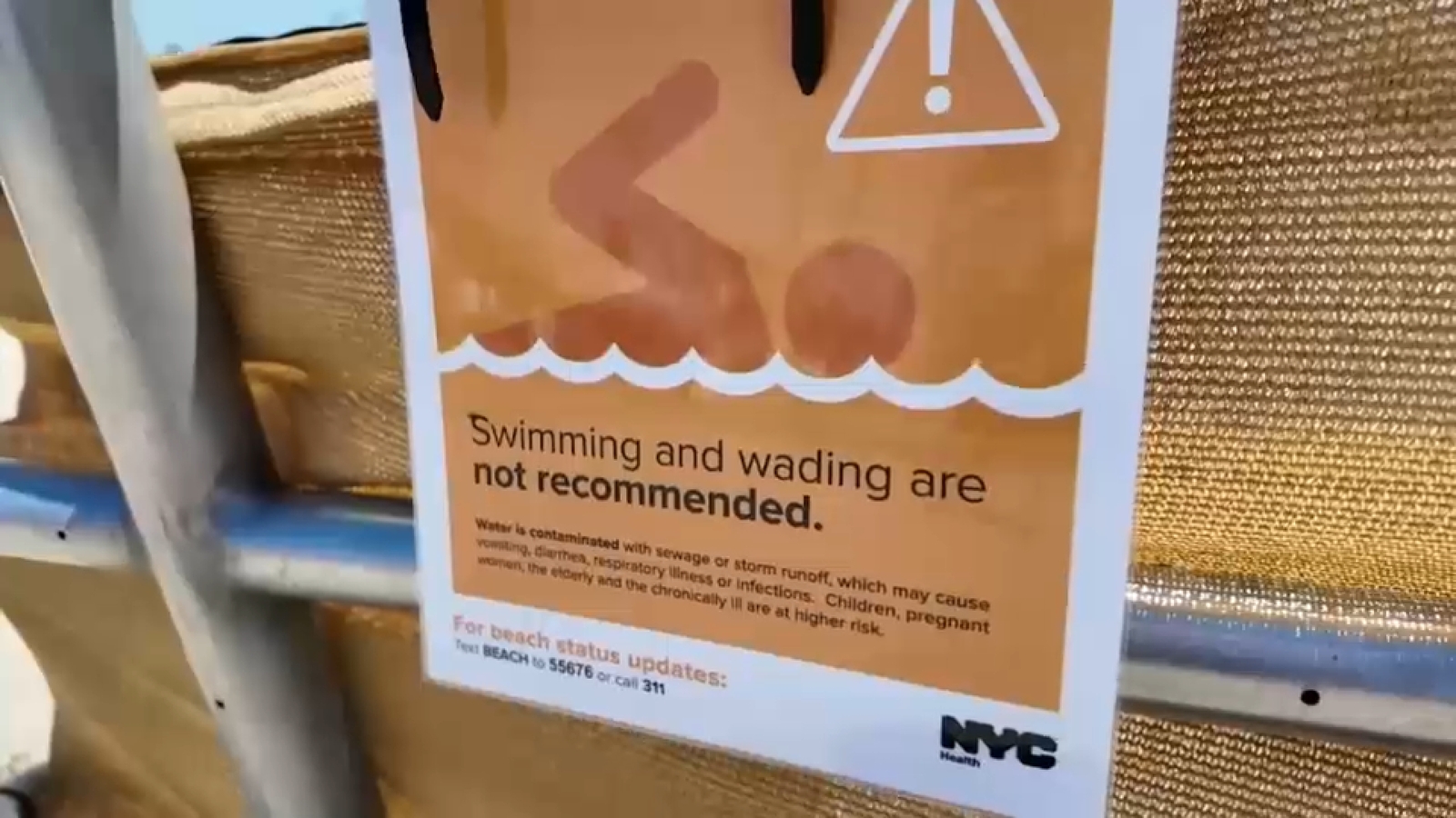 NYC beaches including Coney Island warn to avoid water with high bacteria levels after heavy rain