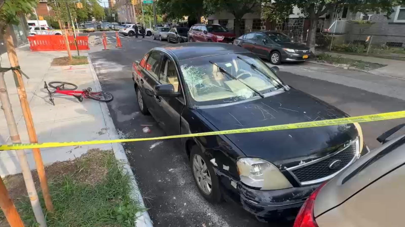 Boy, girl struck by car while riding bicycles in Astoria, Queens; driver in custody
