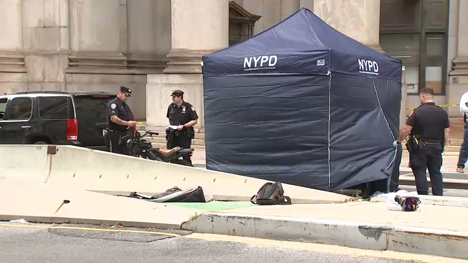 17-year-old e-bike rider killed in collision with SUV near NYPD headquarters in Manhattan
