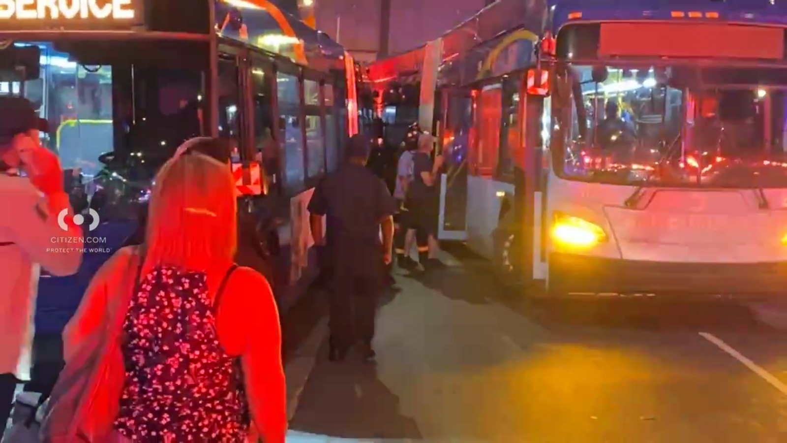 2 MTA buses collide injuring 2 in the Bronx