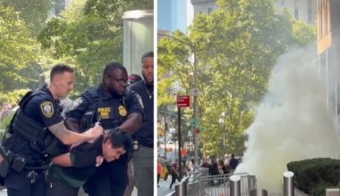 Explosion Outside NYC Federal Building Leads to Suspect Takedown, on Video