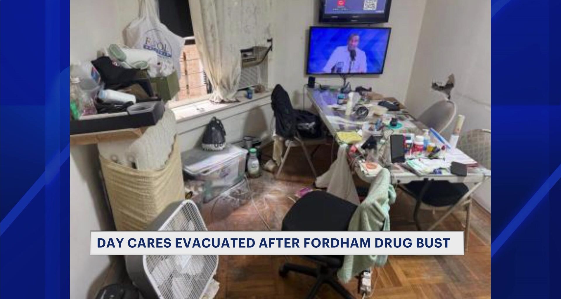 News 12 | Bronx | Fordham Drug Bust Prompts Daycare Evacuations After Fentanyl Thrown From Apartment Authorities Say