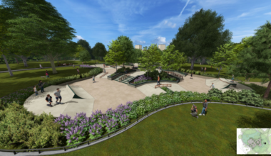 Skateboard Park rendering. Photo: NYC Parks Department