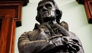 Historic Thomas Jefferson statue on loan from NYC damaged during New York Historical move