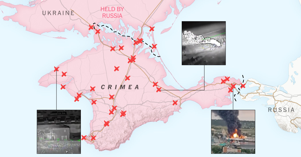 Ukraine Is Bringing the War With Russia to Crimea, Strike After Strike