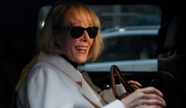 FILE PHOTO: E. Jean Carroll walks outside the Manhattan Federal Court, in New York City