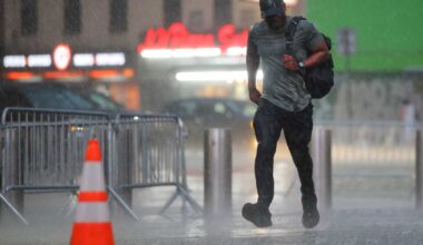 Another tornado watch is in effect in New York City with heavy rain incoming