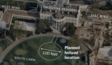 Inside Trump’s Swift Construction of a White House Helipad