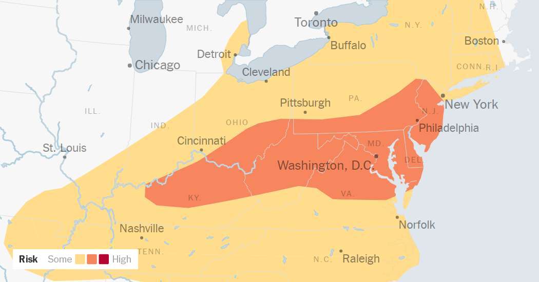 Tornado Watch Issued for New York and Other Northeast Areas as Storms Bring Heavy Rain and Winds