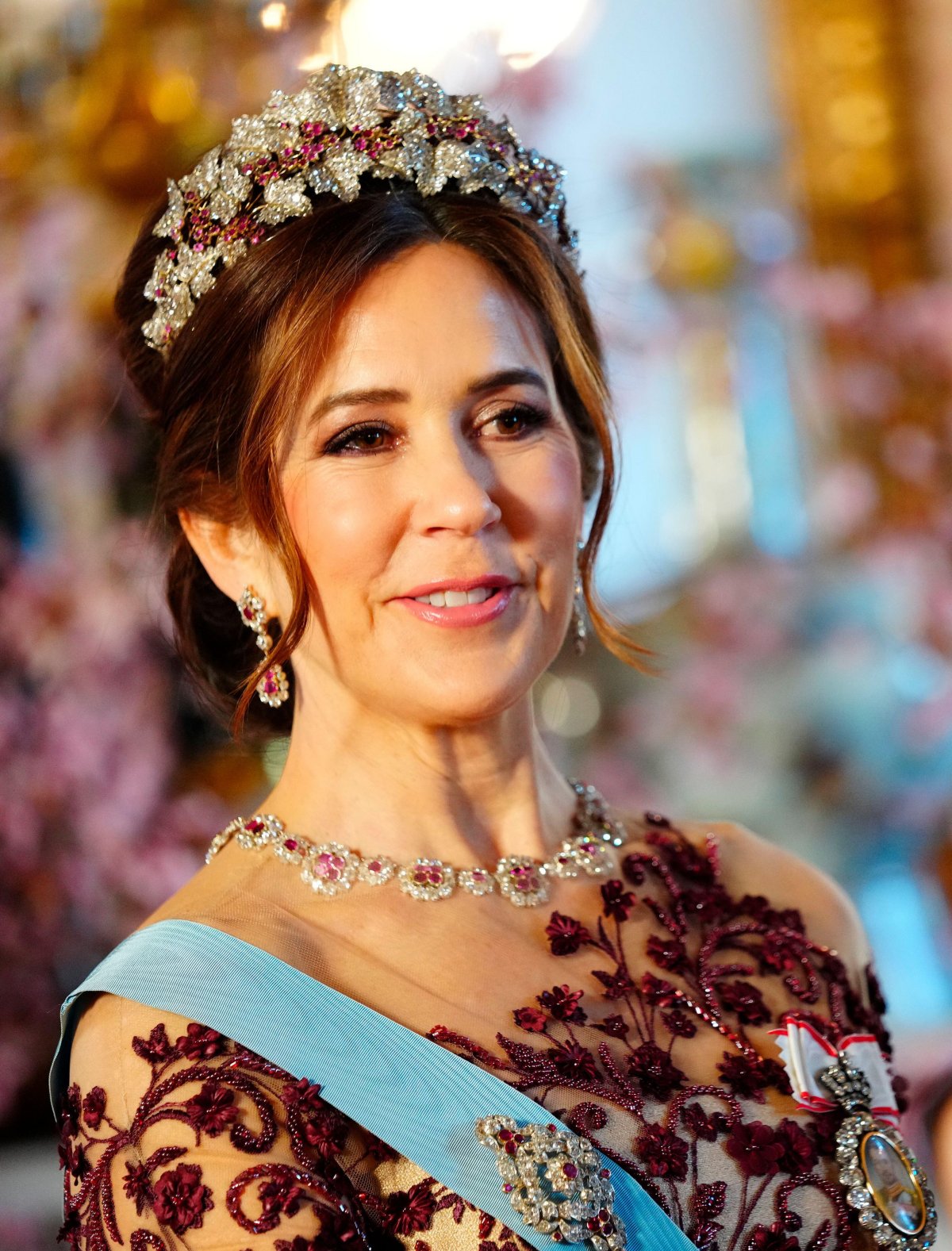 The King and Queen of Denmark attend a state banquet at the Royal Palace in Stockholm on May 6, 2024 (Ida Marie Odgaard/Ritzau Scanpix/Alamy)