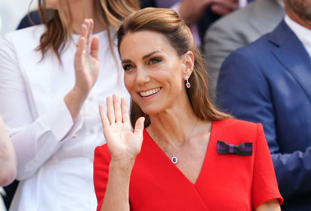 The Princess of Wales attends day thirteen of the Wimbledon Championships at the All England Lawn Tennis and Croquet Club on July 11, 2026 (Adam Davy/PA Images/Alamy)