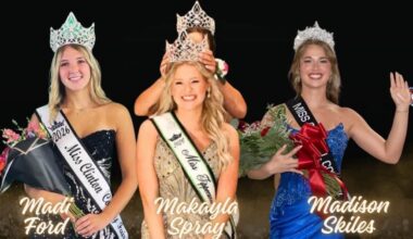 Rossville Graduates Crowned County Fair Queens