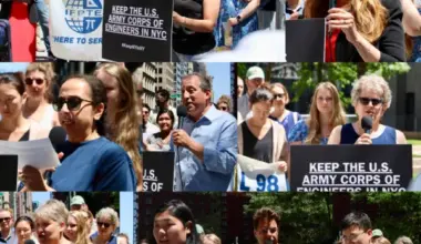 IFPTE Local 98, Speaker Menin, Electeds, Labor Leaders, and Community Allies Rally to Defend Women Federal Workers and Keep Army Corps in NYC