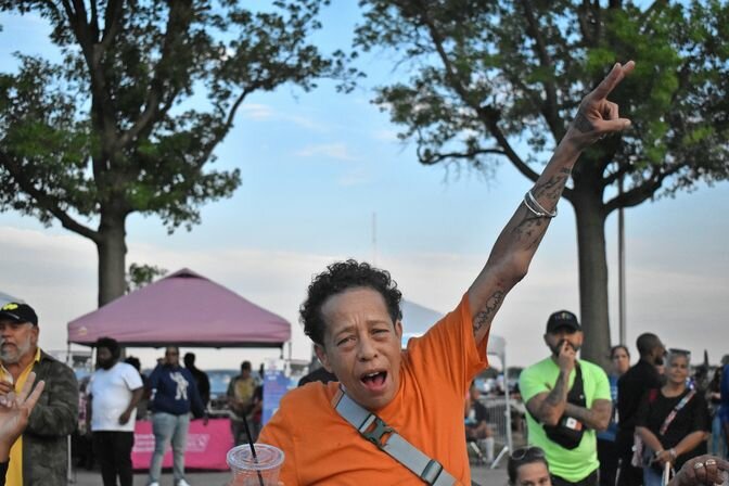 The annual Bronx Fireworks Extravaganza was "salute to America